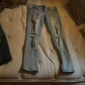 Pants from fashion nova., light blue washed,30/32